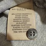 Burberry London Womens Polo Shirt Gray Plaid Trim Short Sleeve Top Size S Photo 6