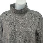 Lululemon  Gray Black Speckled Mock Neck Long Sleeve Top Size 8 Thumb Holes Photo 8