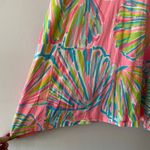 Lilly Pulitzer Pink Colorful Shell Cotton Sleeveless Mini Dress Preppy Small Photo 5