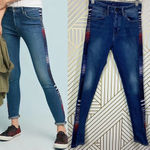 Levi's  Made &‎ Crafted 721 Embroidered Jeans Blue Photo 1