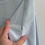 Aritzia  Sunday Best Olive Micro Pleated Skirt Snowmelt Blue Photo 5