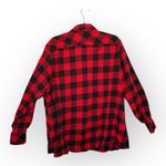 Natural Reflections Red Buffalo Plaid Flannel Shirt Cabincore Casual 3X Photo 2