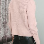 Lulus Chunky Knit Puff Sleeve Sweater Photo 2