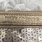 Juicy Couture Large Gold Sequined Clutch Photo 3