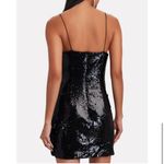 Ronny‎ Kobo Hazel Sequined Bow Mini Dress Black L Size L Photo 2