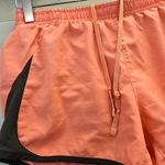 Nike {S} DRI FIT Drawstring Running Shorts Coral Salmon Orange Peach Photo 4