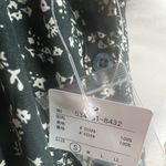 NWT Colza size small elastic fitted waist green with small cream flowers Photo 15