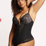 Popilush The Shapewear Bodysuit Deep-V Neck Lace Thong Photo 2