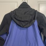 The North Face ‎ Hyvent  Women's Blue Black Full Zip Hooded Rain Jacket Coat Photo 7