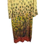 Soft Surroundings  Boho Midi Dress Pockets Jungle Print XL Photo 11