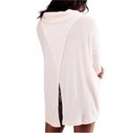 Free People  Oversize Split Back Thermal Top Women S Beige Juicy Boho Cottage NWT Photo 4