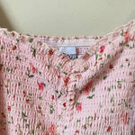 Princess Polly  Women's US 4 Wild Flowers Balloon Sleeves Shirred Mini Dress Pink Photo 6