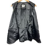 Bagatelle Vintage  Black 100% Cow Leather Vest Gold Hardware Grunge Indie Sleeze Photo 11