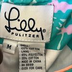 Lilly Pulitzer  White Label Teal Pink Fish Lined Dress Size Medium Photo 6