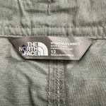 The North Face Womens size 12 Convertible Pants Khaki Nylon Roll Up Hiking Gray Photo 7