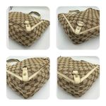 Gucci Beige/Cream GG Canvas And Leather Abbey D-Ring Tote Photo 10