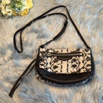 Aimee Kestenberg  Black White Leather Crossbody Photo 0