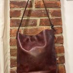 Timberland  Small Classic Leather Bucket Bag Brown Burgundy Photo 4
