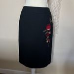 Loft Ann taylor  • wool rose embroidered pencil skirt vintage Photo 8