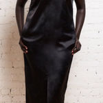 Universal Standard  Levana Kaftan Dress Satin Size 6-8 Photo 0