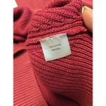 Tyler Boe Shaker Oversized Chunky Knit Garnet Mineral Wash Ribbed Sweater Sz XL Photo 5