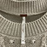 Free People Women’s Nicole Oversized Sweater Dress Beige Tan Size XS Photo 3