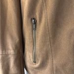 Apt. 9 Brown Faux Suede Jacket Size M Photo 2