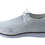 Cole Haan  Original Grand Wingtip Silver Metallic Lace Up Oxford Shoes Size 7B Photo 0