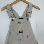 Vans  Cream Corduroy Embroidered Overalls Photo 5
