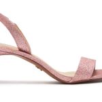 Michael Kors Mila Sandal Glitter Heel Primrose Photo 0