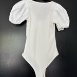 Peach Love Puffy sleeve white body suit  Photo 1