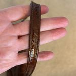 Vintage Caramel Brown Eelskin Crossbody Bag/Clutch Photo 7