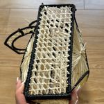 Mango  bicolor raffia bag limited edition 2019 Photo 3