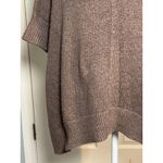 Old Navy  Brown Turtleneck Oversized Sweater, Short Sleeve, M/L Photo 2