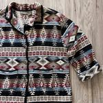 Jane Ashley Vintage 100% Cotton Aztec Southwestern Boho Jacket - Petite XL Photo 6