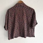 prAna  Iguala Floral Print Button Up Top Sz Medium Photo 4