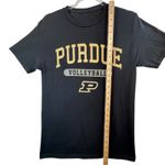 Purdue Volleyball Tee Sz M Black‎ Gold Boilermakers NCAA College Graphic Shirt Black Size M Photo 3