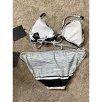Norma Kamali New.  striped bikini. Retails $240. Medium Photo 9