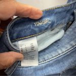 American Eagle American‎ Eagle Outfitters Women's Ripped Blue Boot Cut Jeans Photo 4