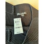 INC  Women's Small Deep‎ Black Pullover Embellished Knitted Vneck Sweater Nwt Photo 1