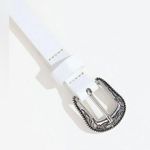 Designer Fashion Women’s White Belt Photo 2