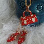 Handbag Purse & Shoes Pendant Necklace Photo 0