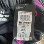 Under Armour NWT! Black/Pink Athletic Shorts Size XXS Photo 5