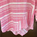 Habitat NWOT  Linen Asymmetric Hem Top
Red White Size XL Photo 7