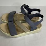 Ecco  Women's Sandals in Navy and Beige Photo 4