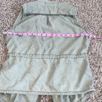Max jeans  women’s XS green utility vest‎ Photo 4