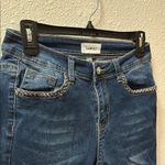 Bamboo  Blue Denim Jeans Mid-rise Flare Jeans Size 9 Photo 1