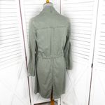 Max jeans  Tencel Drape Front Cinch Waist Utility Jacket‎ Sage Green XS Photo 5