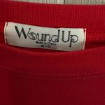 Wound Up Red 'Love Yourself' Sweatshirt Women's Size M (7-8) EUC Photo 3