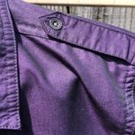G by Guess  Deep Purple Button Down Long Sleeve Shirt S Photo 3